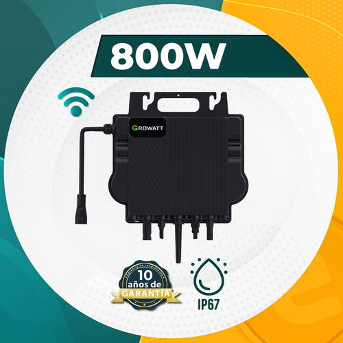 Growatt NEO 800 W Inversor fotovoltaico sistema NEO 800M-X 800 Watt Solar Microinversor WIFI 2x MPPT Kit solar para balcon