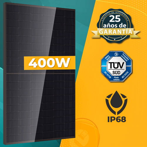 5x Panel solar 400W panel monocristalino placa solar Placa fotovoltaica modulo fotovoltaico